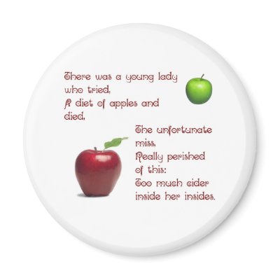 Apple Cider Girl Fridge Magnets by markthaler