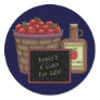 Apple Cider Round Stickers