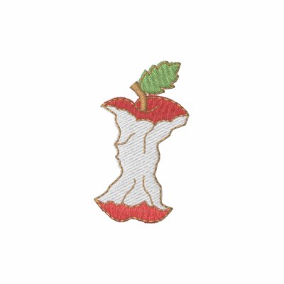 Apple Core Polo Shirt by ZazzleEmbroidery