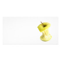 Apple core photo card template