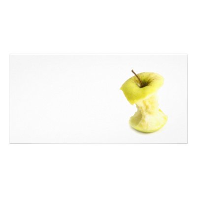 Apple core photo card template by gavila_pt