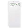Apple Design in Green, Black and White. Rack Card