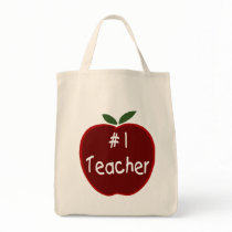 Apple For Teacher Tote Bag