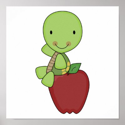 apple for teacher turtle print by doonidesigns