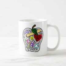 Apple for the teacher mug