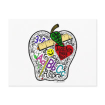 Apple for the teacher post cards