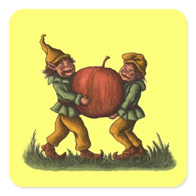 apple gnomes sticker by frank_glerum_art