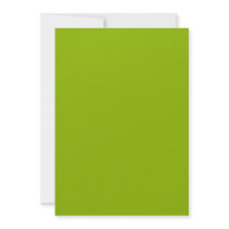 Apple Green Personalized Invitation
