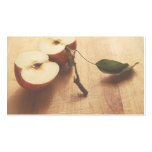 apple halves business card