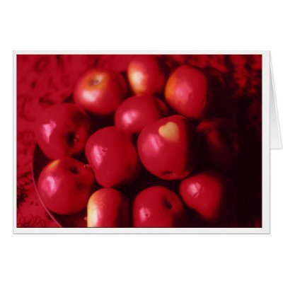 Apple Heart Greeting Card by Maryzz
