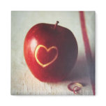 Apple Heart Magnet