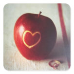Apple Heart Sticker