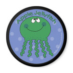 Apple Jellyfish Refrigerator Magnets