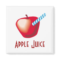 Apple Juice Magnets