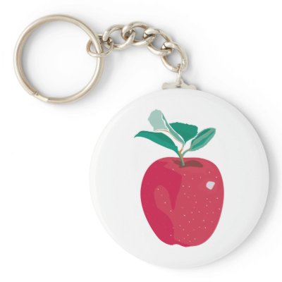 Apple Key Chains by foodtshirts