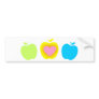 Apple Lover A5 Bumper Stickers