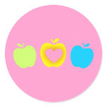 Apple Lover A5 Round Sticker