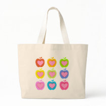 Apple Lover B1 Canvas Bags
