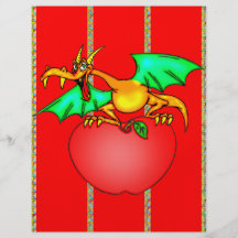 Apple Loving Dragon Full Color Flyer