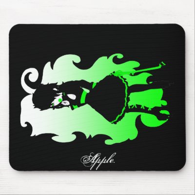 Apple Pad Mouse Mat by StudioMeokio