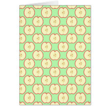 Apple pattern. cards