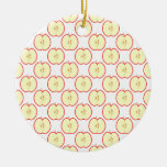 Apple pattern. ornaments