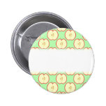 Apple pattern. pinback buttons