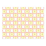 Apple pattern. postcards