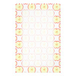 Apple pattern. stationery