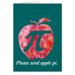 Apple Pi Greeting Card