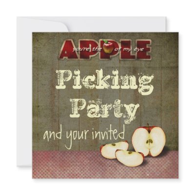 apple picking invitation by Quaker_Cafe