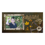 apple picking photo card