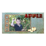 apple picking photo card photo cards