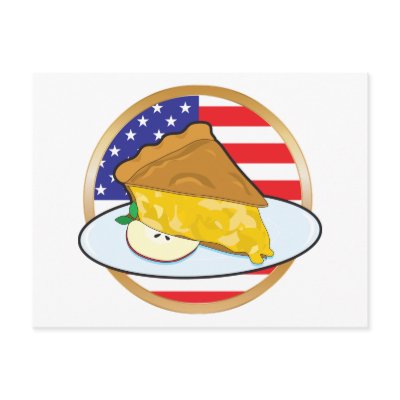 Apple Pie American Flag by mariabellimages
