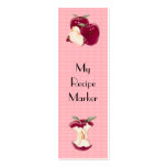 Apple Recipe Book Mark