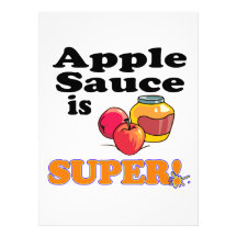 apple sauce is super personalized invites