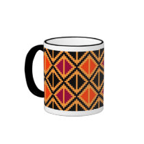 "Apple Slice" mug - orange