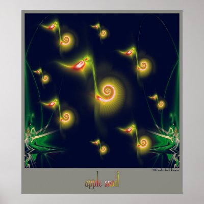 apple snail poster by darkchrystal