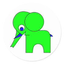 Apple Round Stickers