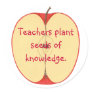 Apple, Teachers Plant Seeds of Knowledge Stickers