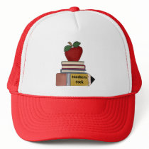 Apple Teachers Rock Tshirts and Gifts Hats