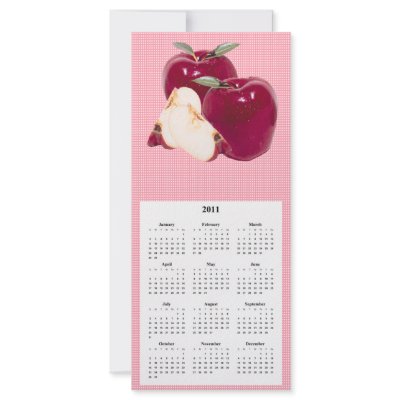 Apple Telephone and Calender card by Lynnes_creations
