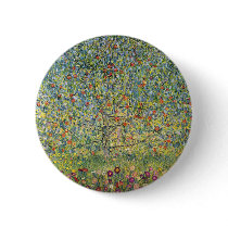 Apple Tree (1912) by Gustav Klimt Pinback Buttons