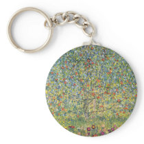 Apple Tree (1912) by Gustav Klimt Keychains