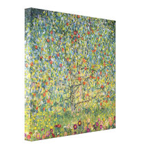 Apple Tree by Gustav Klimt, Vintage Victorian Art Gallery Wrap Canvas