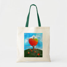 Apple Tree Tote Bags