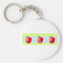 Apple Trio Keychain