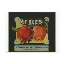 Apple Vintage Old Retro Crate Product Goods Labels
