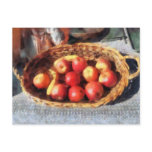 Apples and Bananas in Basket Post Card