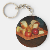Apples and Bread Keychain